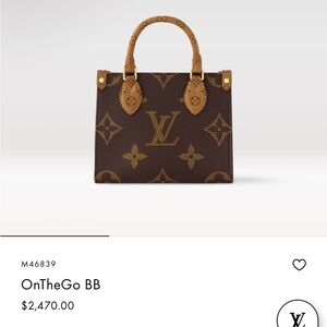 Louis Vuitton “On the Go” tote bag